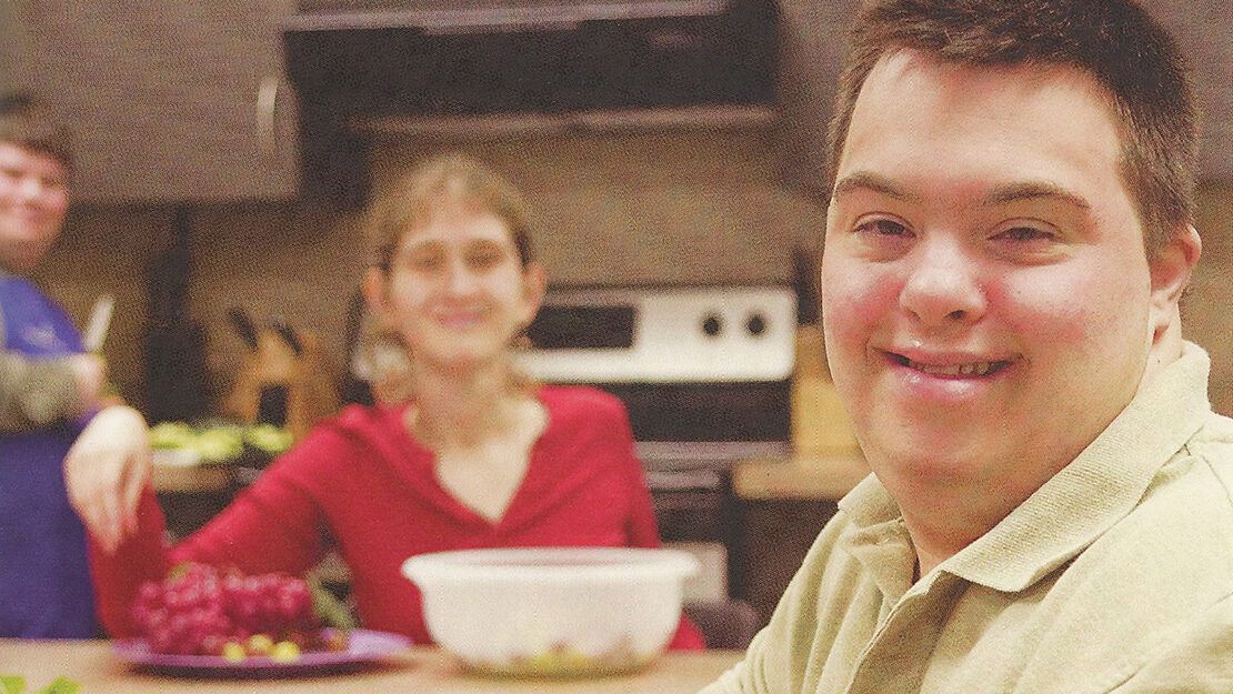 Group of people in kitchen